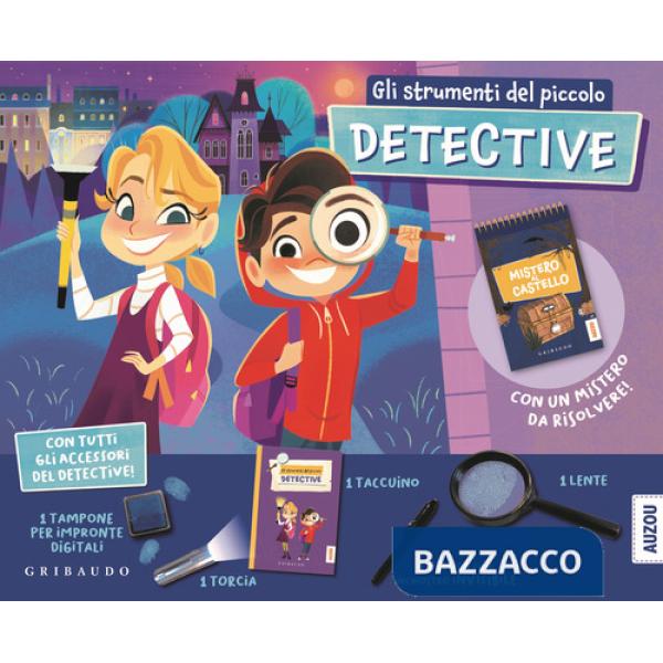 Strumenti del piccolo detective. Ediz. a colori. Con lente di ingrandimento. Con penna con inchiostro invisibile. Con taccuino. 