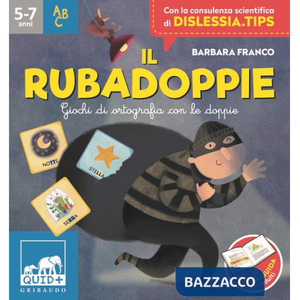 Rubadoppie. Giochi di ortografia con le doppie. Ediz. a colori. Con 76 carte. Con plancia da gioco (Il)