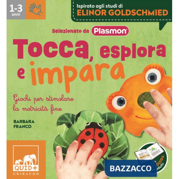 Tocca, esplora e impara. Giochi per stimolare la motricità fine. Ediz. a colori. Con bruco. Con puzzle da manipolare