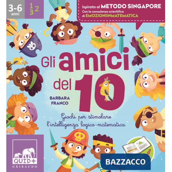 Amici del 10. Ediz. a colori. Con 2 dadi da montare. Con puzzle calcolatore. Con 40 Carte (Gli)