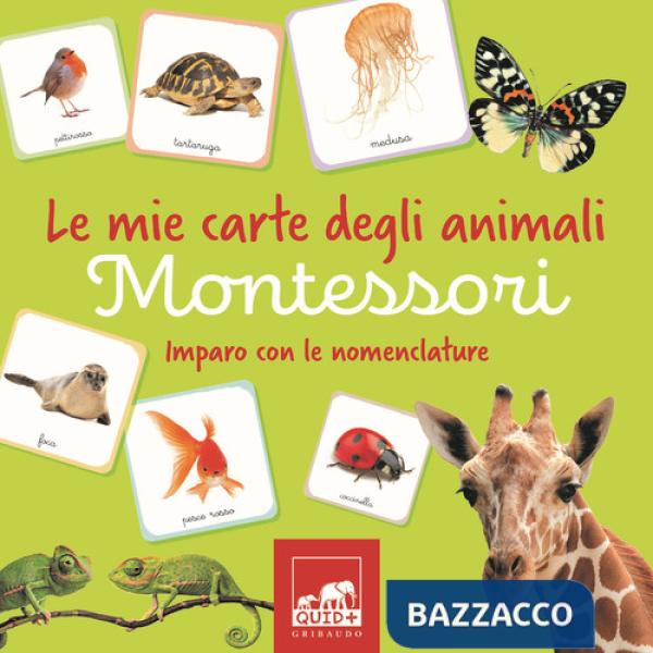 Mie carte degli animali Montessori. Imparo con le nomenclature. Ediz. a colori. Con 35 Carte (Le)