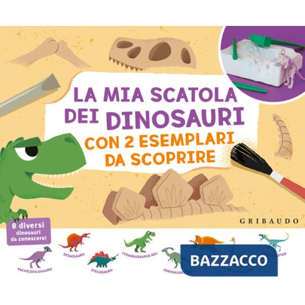 Mia scatola dei dinosauri con 2 esemplari da scoprire. Ediz. illustrata. Con 2 dinosauri. Con gadget (La)