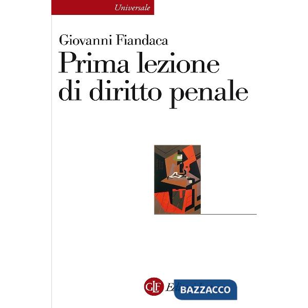 Prima lezione di diritto penale