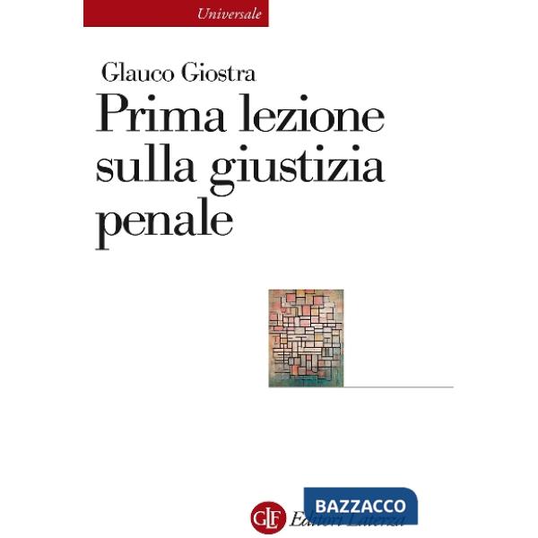 Prima lezione sulla giustizia penale