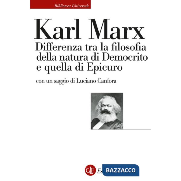 Differenza tra la filosofia della natura di Democrito e quella di Epicuro