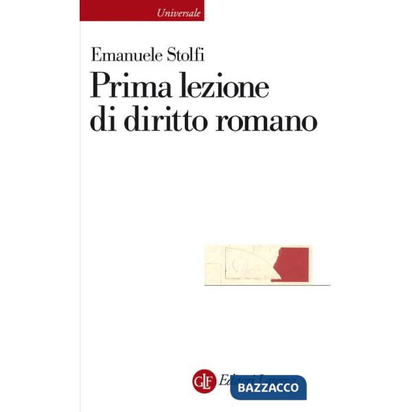 Prima lezione di diritto romano