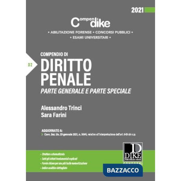 Compendio di diritto penale. Parte generale e parte speciale. Minor
