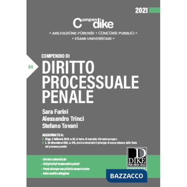 Compendio di diritto processuale penale
