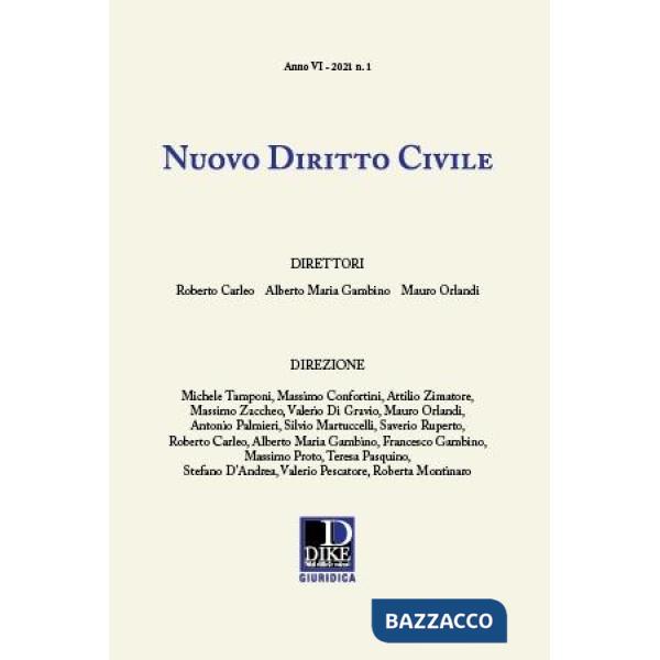 Nuovo diritto civile