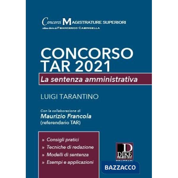 Concorso TAR 2021. La sentenza amministrativa