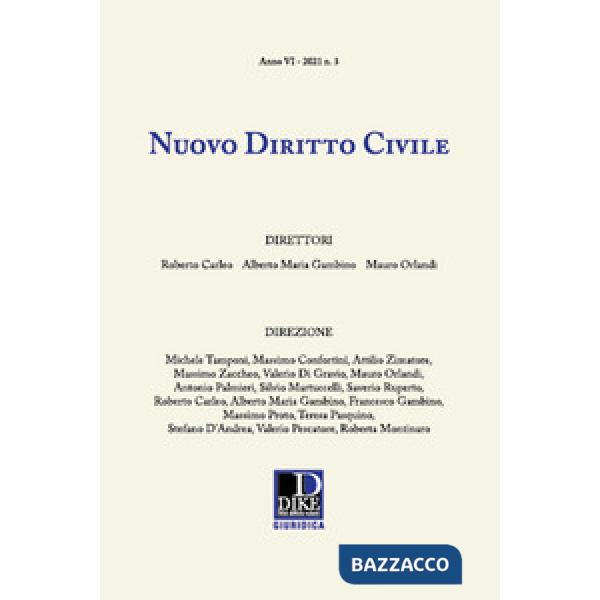 Nuovo diritto civile