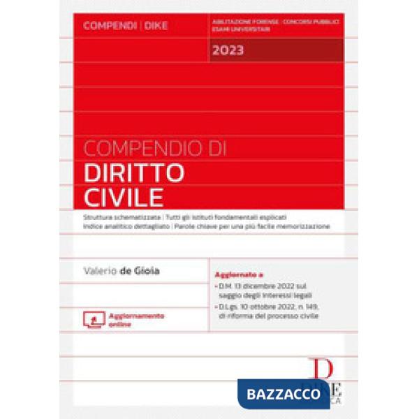 Compendio di diritto civile 2023
