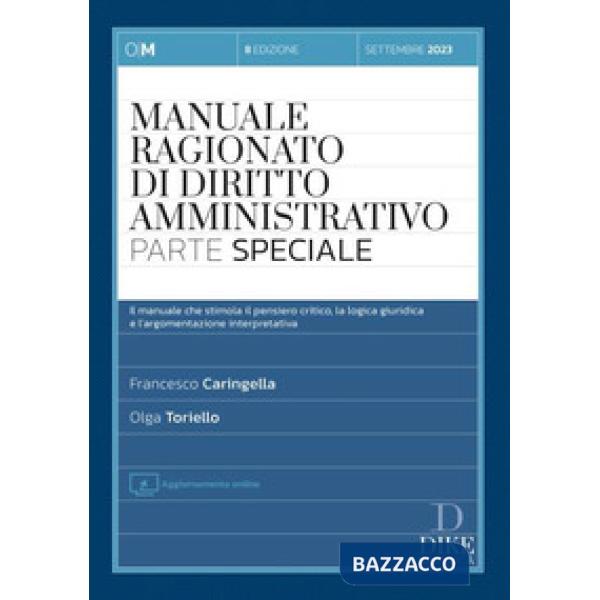 Manuale ragionato di diritto amministrativo. Parte speciale