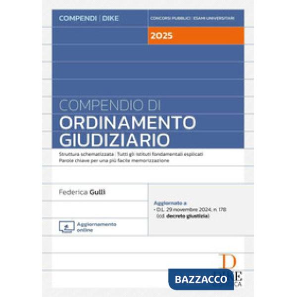 Compendio di ordinamento giudiziario