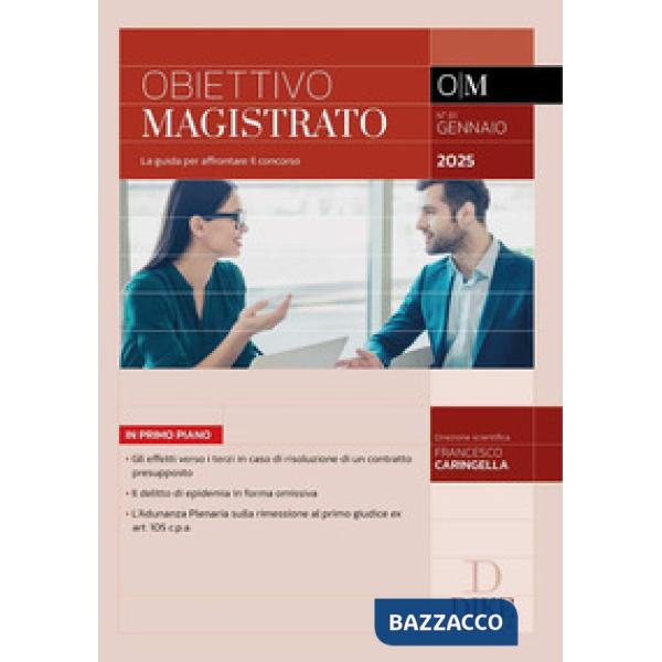Obiettivo Magistrato n. 81 Gennaio 2025