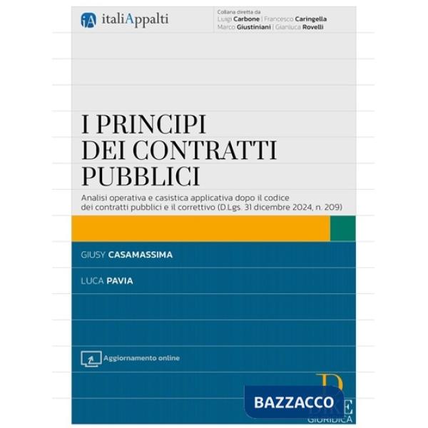 I principi dei Contratti Pubblici