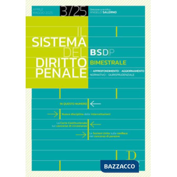 Sistema del Diritto penale 3/2025