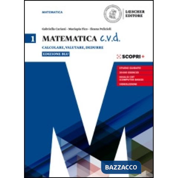 MATEMATICA C. V. D. ED. BLU VOL. 1