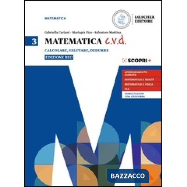 MATEMATIVA C.V.D. - EDIZIONE BLU VOLUME 3