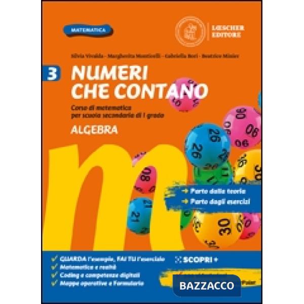 NUMERI CHE CONTANO ALGEBRA + GEOMETRIA 3 + VERSO LA PROVA INVALSI