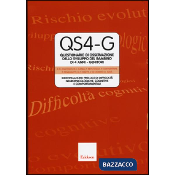 QS4-G. Questionario osservativo sullo sviluppo dei bambini a 4 anni. Genitori