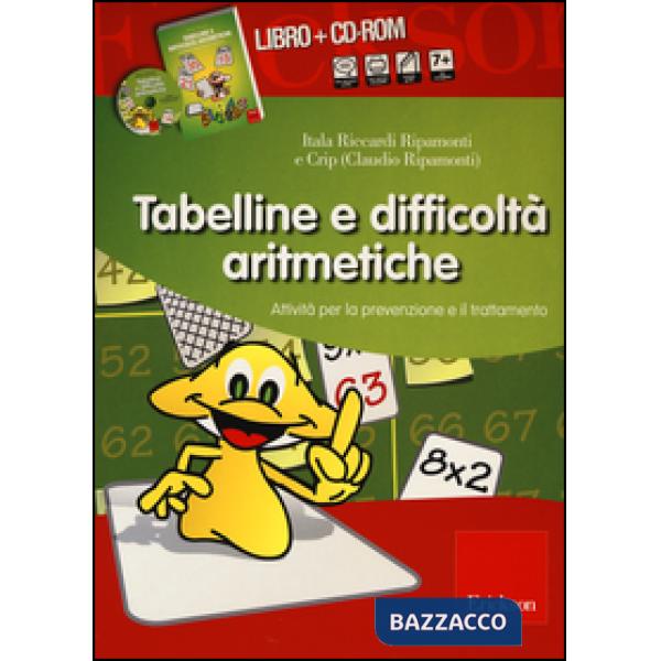 Tabelline e difficoltà aritmetiche. Attività per la prevenzione e il trattamento. Con CD-ROM