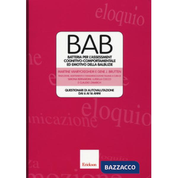 BAB. Batteria per assessment comport. della balbuzie