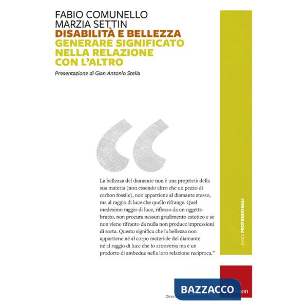 Disabilità e bellezza. Generare significato nella relazione con l'altro