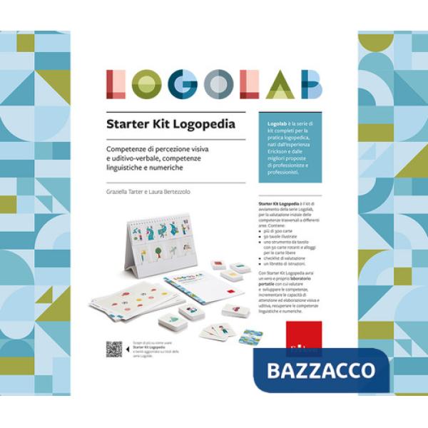 Logolab. Starter kit logopedia. Competenze di percezione visiva e uditivo-verbale, competenze linguistiche e numeriche. Con 50 t