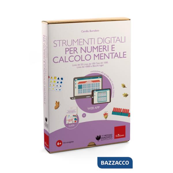 Strumenti digitali per numeri e calcolo mentale. Linea del 20, del 100, casa del 1000, blocchi logici. Web app. Con software