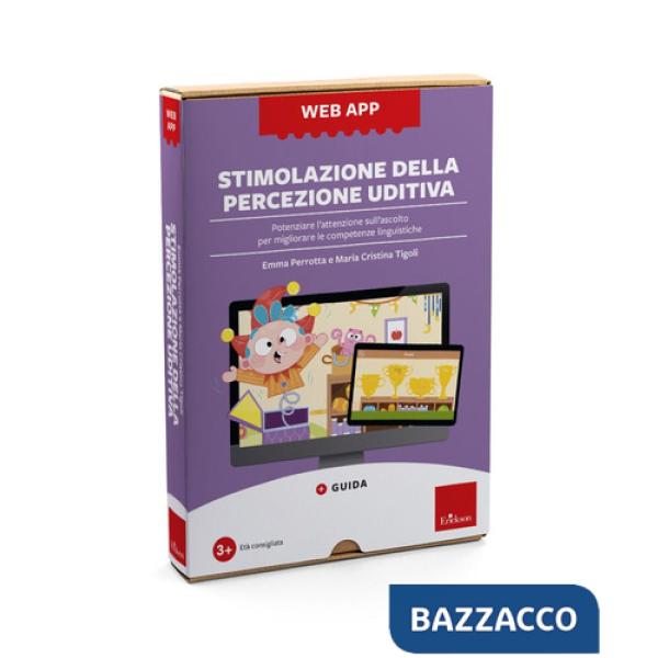 Stimolazione della percezione uditiva. Potenziare l'attenzione sull'ascolto per migliorare le competenze linguistiche. Web app. 