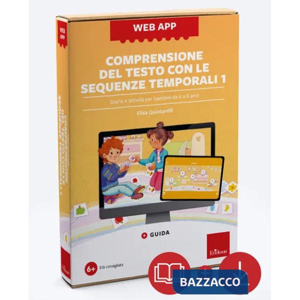 Comprensione del testo con sequenze temporali. Storie e attività per bambini da 6 a 8 anni. Web app. Con software