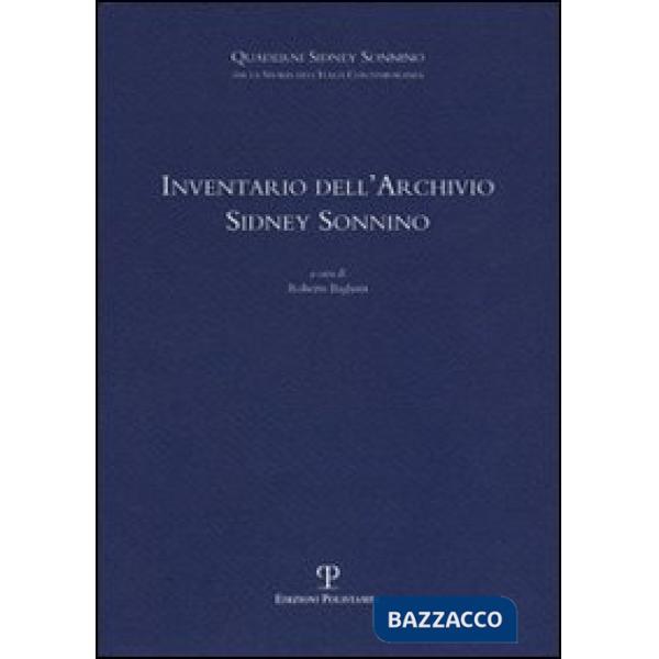 Inventario dell'archivio Sidney Sonnino