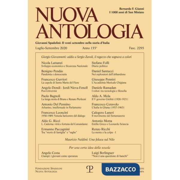 Nuova antologia (2020). Vol. 3: Luglio-settembre