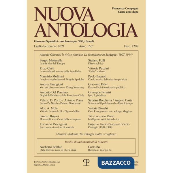 Nuova antologia (2021). Vol. 3: Luglio-settembre