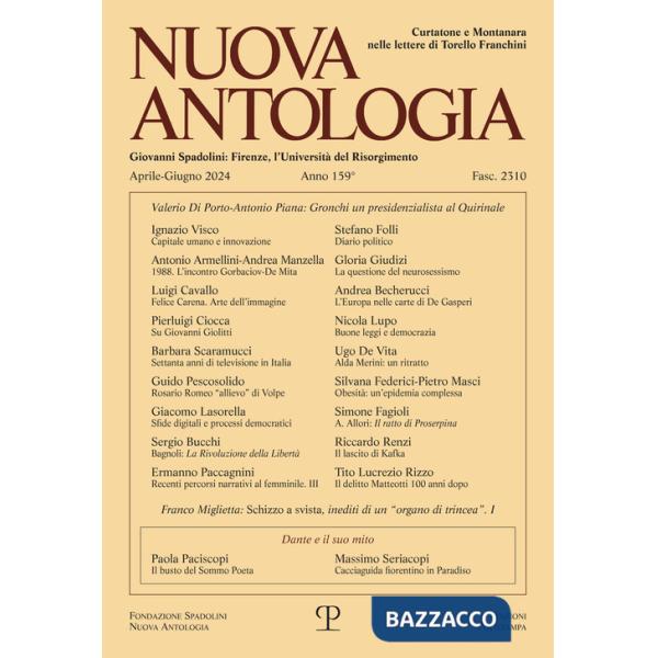 Nuova antologia (2024). Vol. 159: Aprile-giugno