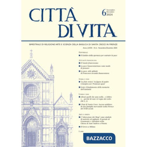Città di vita (2024). Vol. 6: Novembre-Dicembre