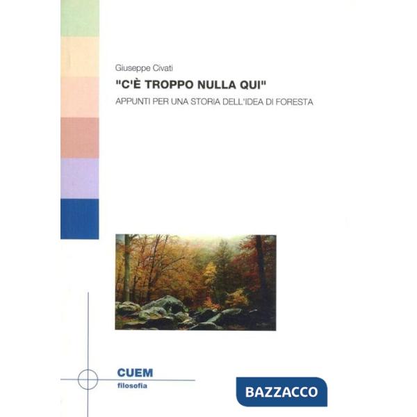 «C'è troppo nulla qui». Appunti per una storia dell'idea di foresta