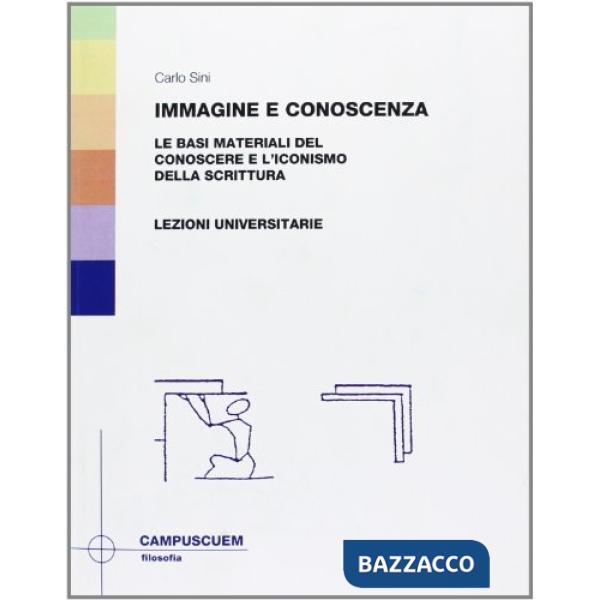 Immagine e conoscenza. Le basi materiali del conoscere e l'iconismo della scrittura. Lezioni universitarie