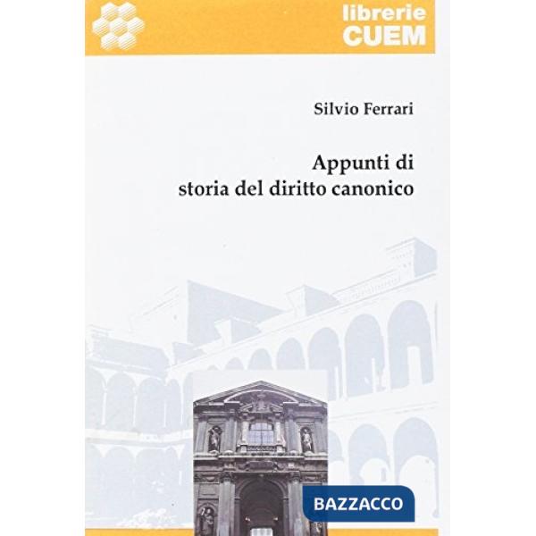 Appunti di storia del diritto canonico