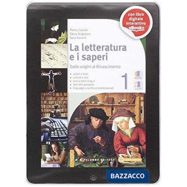 LETTERATURA E SAPERI I + QUADERNO + CD