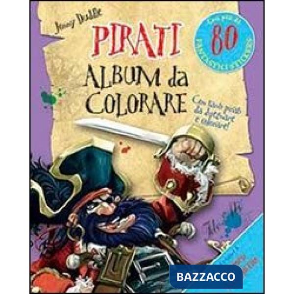 Pirati. Album da colorare. Con adesivi. Ediz. illustrata