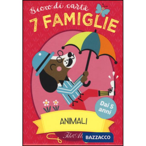 Animali. 7 famiglie. Gioco di carte