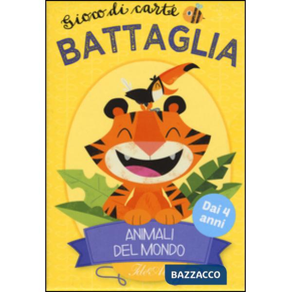 Animali del mondo. Battaglia. Gioco di carte. Con Carte