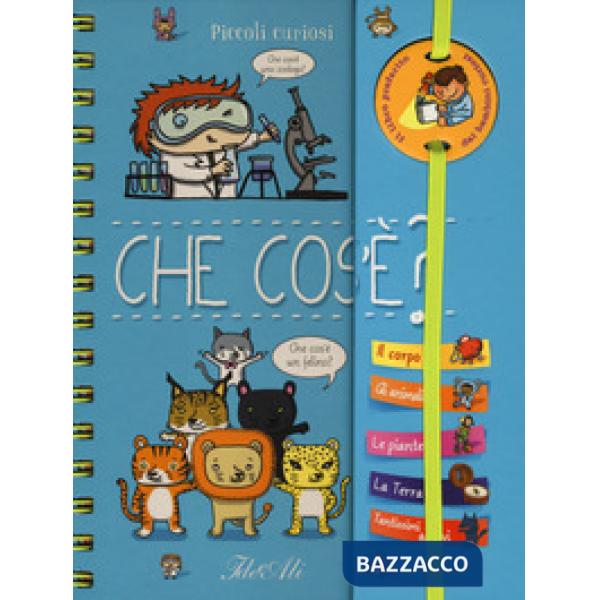 Che cos'è? Piccoli curiosi. Con adesivi. Ediz. a colori. Ediz. a spirale