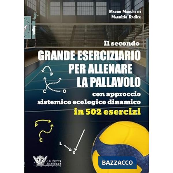 Il secondo grande eserciziario per allenare la pallavolo con approccio sistemico ecologico dinamico in 502 esercizi