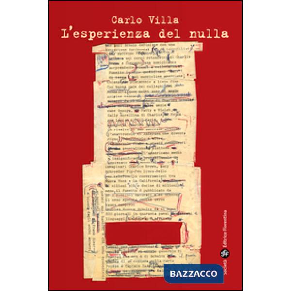 Esperienza del nulla (L')
