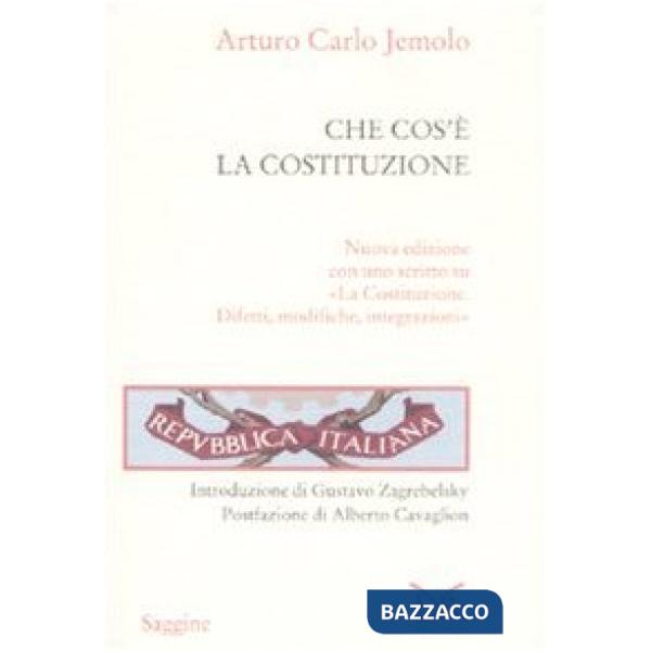 Che cos'è la Costituzione