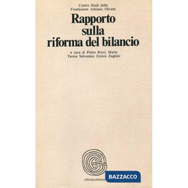 Rapporto sulla riforma del bilancio