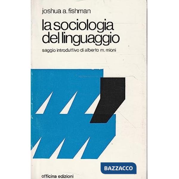 Sociologia del linguaggio (La)